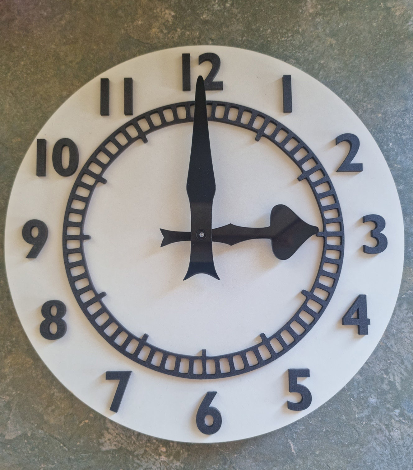 Clock End Arsenal Clock- BIG FONT