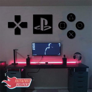Playstation 4 gaming setup clearance