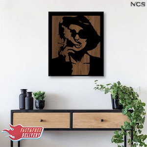 Marla Singer Fight Club Wooden Art ,Wooden Art Work, Fight Club Poster , Wood Wall Art, Valentine Day Gift, Valentines Gift Decor