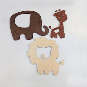 Nursery Decor, Nursery Wall Art, Safari Baby Shower, Safari Nursery Decor, Nursery name sign, Children room decor, Baby Shower Gift, Animals