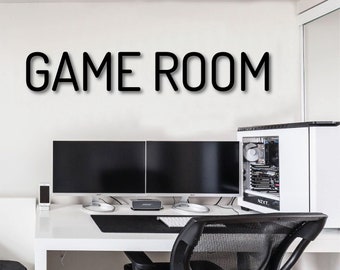 Large Wooden Letters For Wall , Wall Letters for Home ,Wall Letters For Nursery , Game room Sign for Wall Decor , Gamer Sign, Christmas Gift