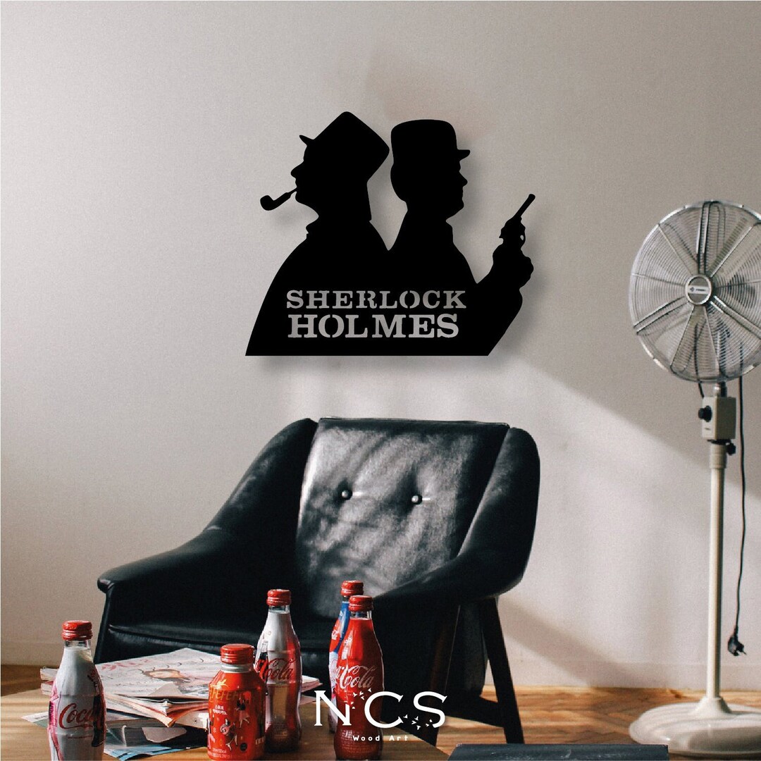 Sherlock Holmes Sherlock Holmes Wooden Art Wood Wall Art