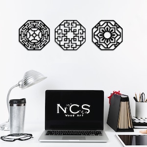 Korean Wall Art Set - Traditional Asian Decor, Perfect for Korean Friends Gifts - Christmas Gift