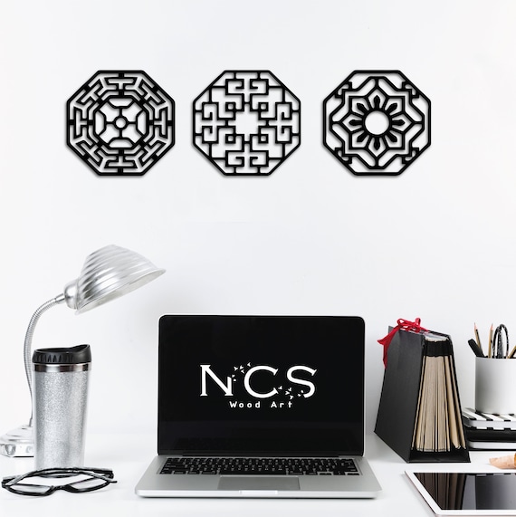 Korean Wall Art Set - Traditional Asian Decor, Perfect for Korean Friends Gifts - Christmas Gift