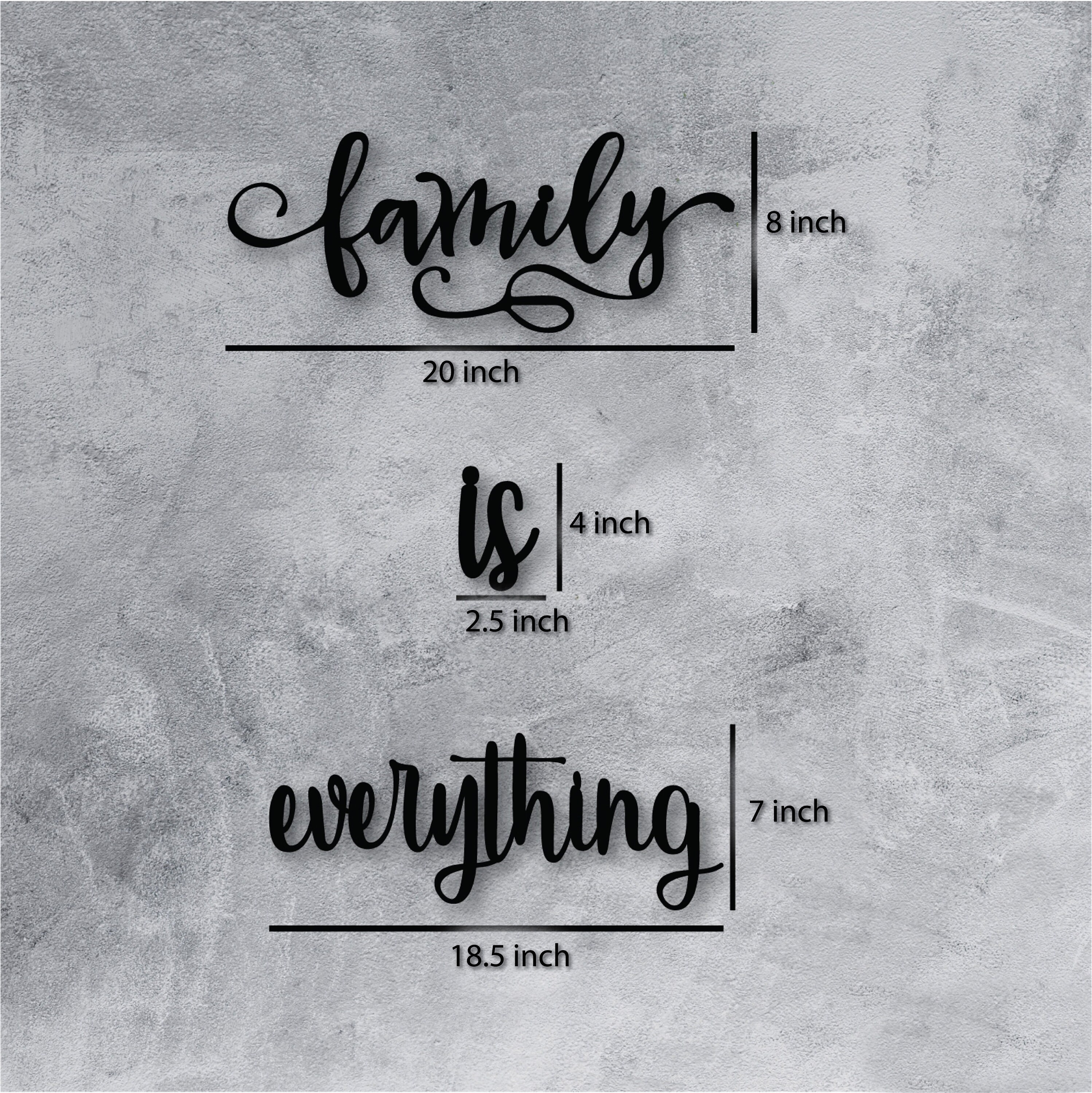 Familie ist alles HOLZ WANDKUNST für Deko-Wand-SchildHome | Etsy