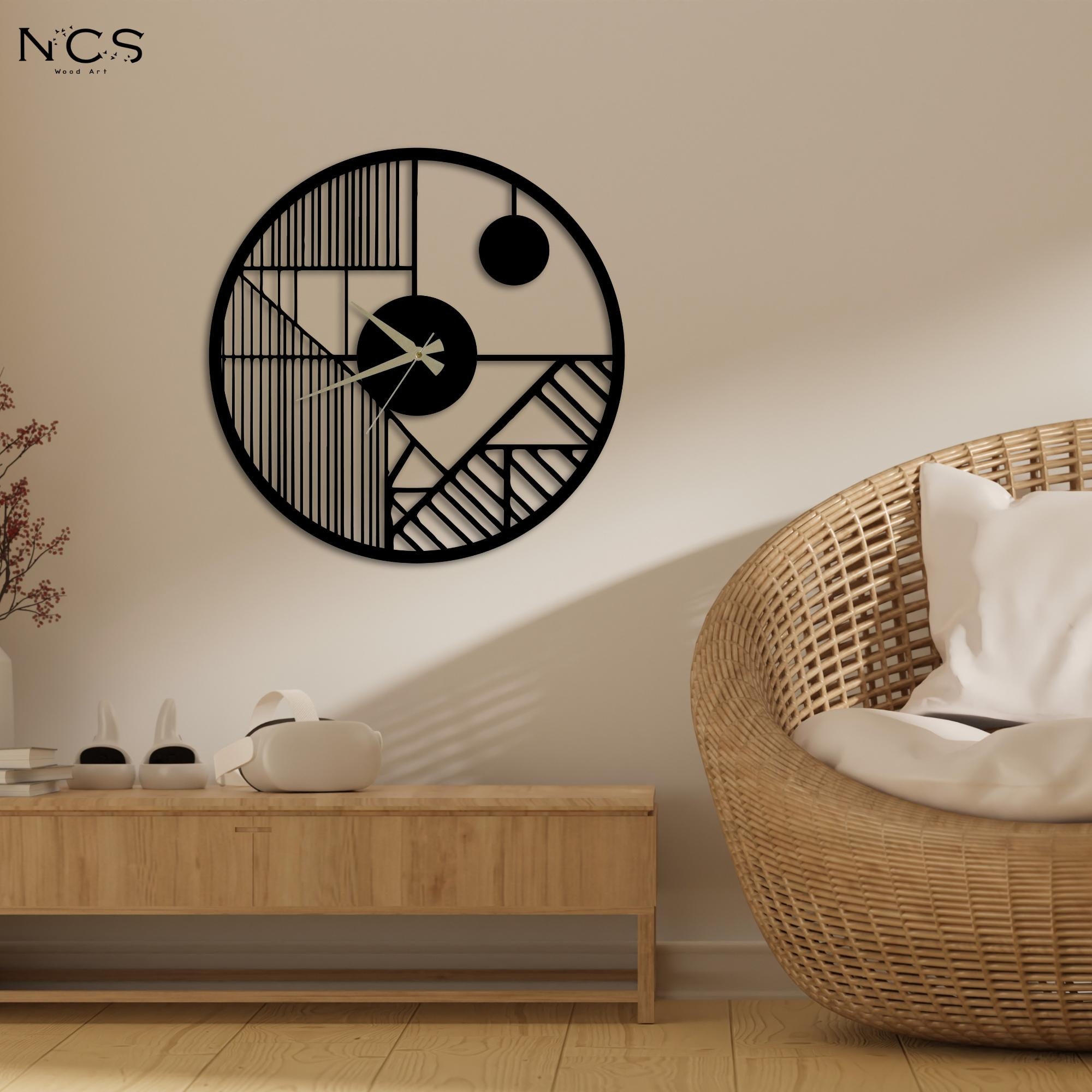 スペイン 幾何学模様の木製壁時計 33cm｜楽天市場】トルコの手描き絵