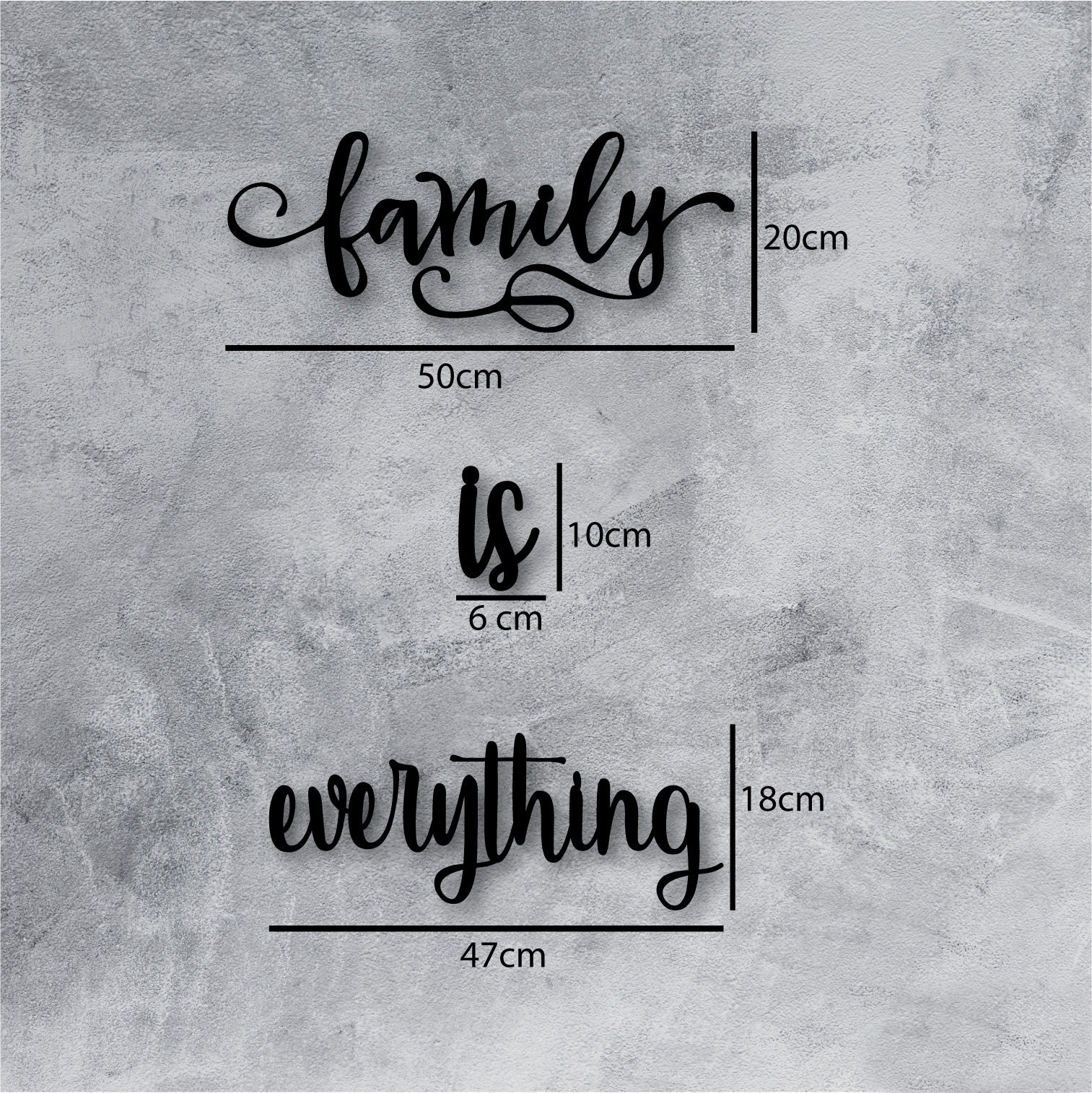 Familie ist alles HOLZ WANDKUNST für Deko-Wand-SchildHome | Etsy