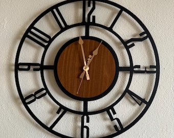 Wall Clock Unique, Round Wall Clock, Oversized Wall Clock, Modern Wall Clock