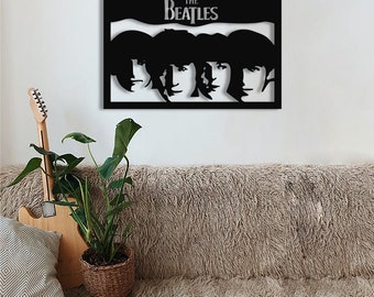The Beatles Poster , the Beatles Wall Art, Music Wall
