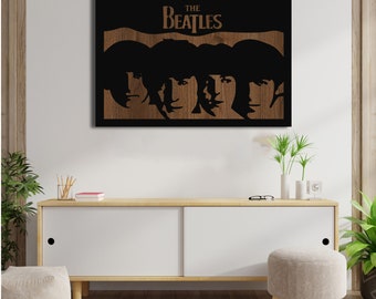The Beatles Poster , the Beatles Wall Art, Music Wall