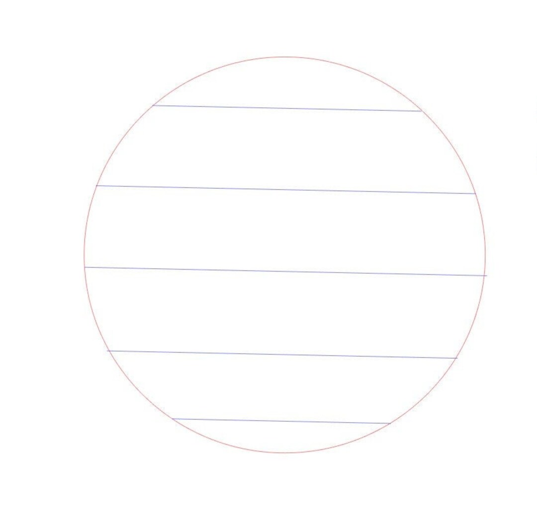 Blank Circle Sign Template Digital Download Laser File Etsy