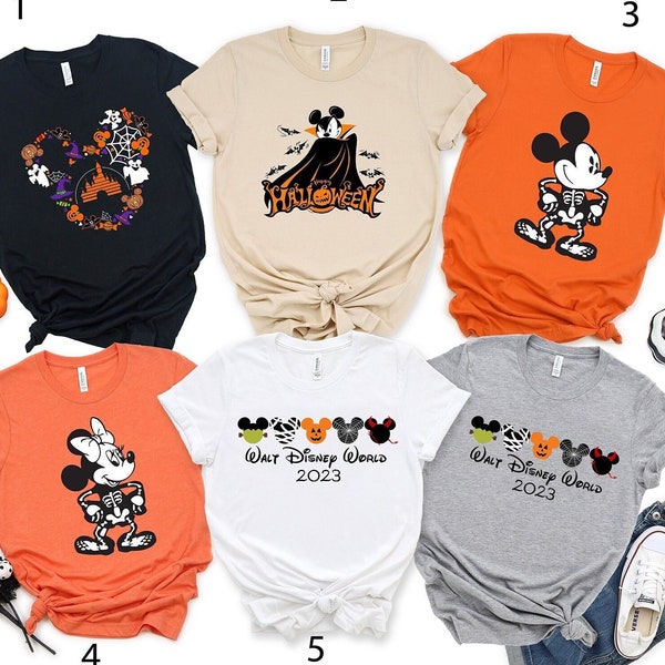 Disney Halloween Shirt, Halloween Matching Shirts, Disney Shirt, Mickey Skeleton Shirt, Disney Family Trip Shirt, Disney Halloween Vacation