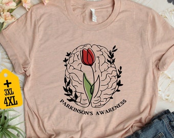 Parkinson's Awareness Shirt, Parkinsons Fighter Shirt, Parkinson's Advocacy Apparel, Motivational Tee, Awareness Gift, Parkinson's Disease