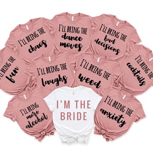 Bachelorette Party Shirt,Team Bride Shirts,Bridesmaid Party Group Shirt