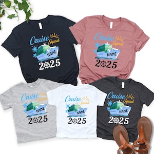 Cruise Shirts for Family Vacation, Matching Cruise Trip Shirts 2025, Group Travel Shirts, Cruise Squad Shirts, Summer Boat Tees