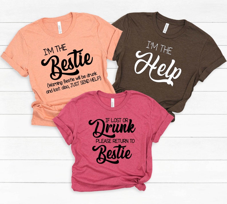 Best Friend Shirts Best Friend Matching Shirts Funny BFF Etsy