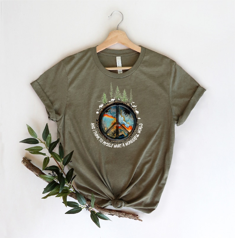 Hippie Shirt, Hippie Soul Shirt, Peace Shirt, Hippie T-shirt, Hippie Life Outfit, Peace Love Shirt, Hippie Life Shirt, Novelty Shirt image 2
