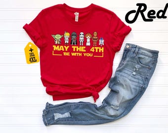 May The 4th Be With You Shirt, Disney Star Wars Day T-shirt, Star Wars Fan Gift, Star Wars Disney Shirt, Darth Vader Shirt, Baby Yoda Tee