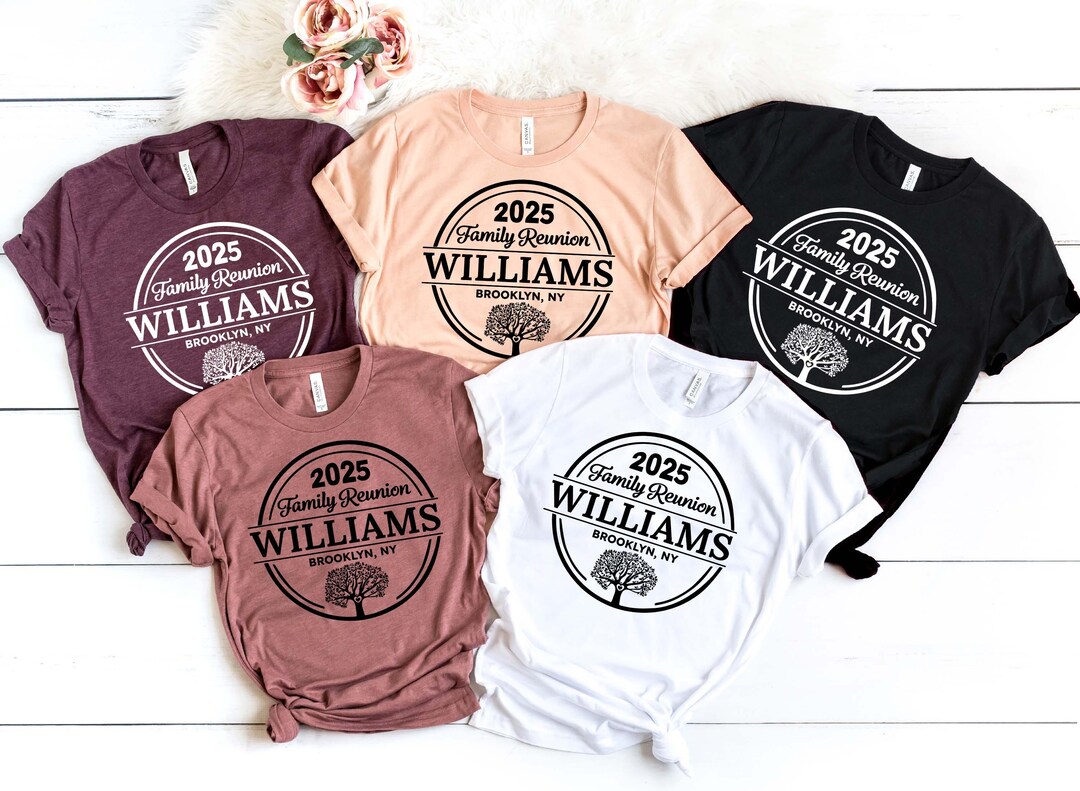 Custom Family Reunion Shirt With Name and Year, Matching Family Trip ...