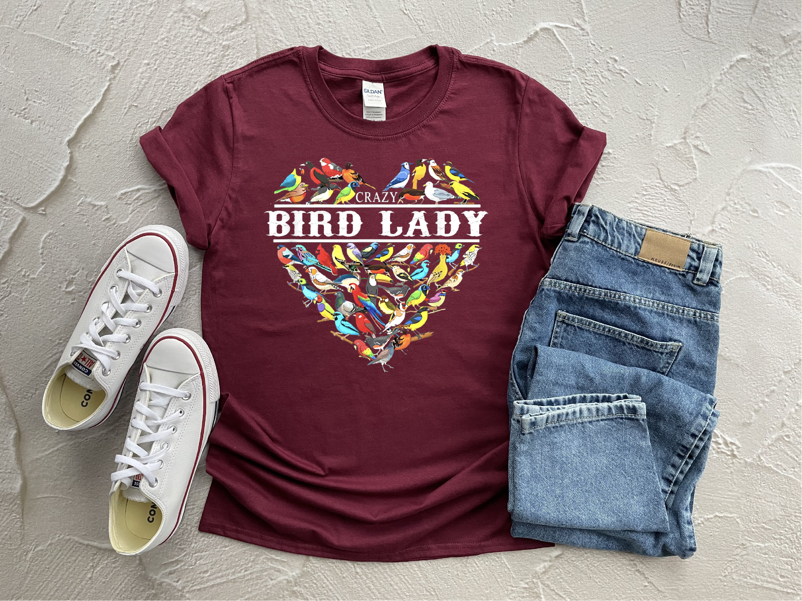 Crazy Bird Lady Shirt Birdwatching Lover T-shirt - Etsy