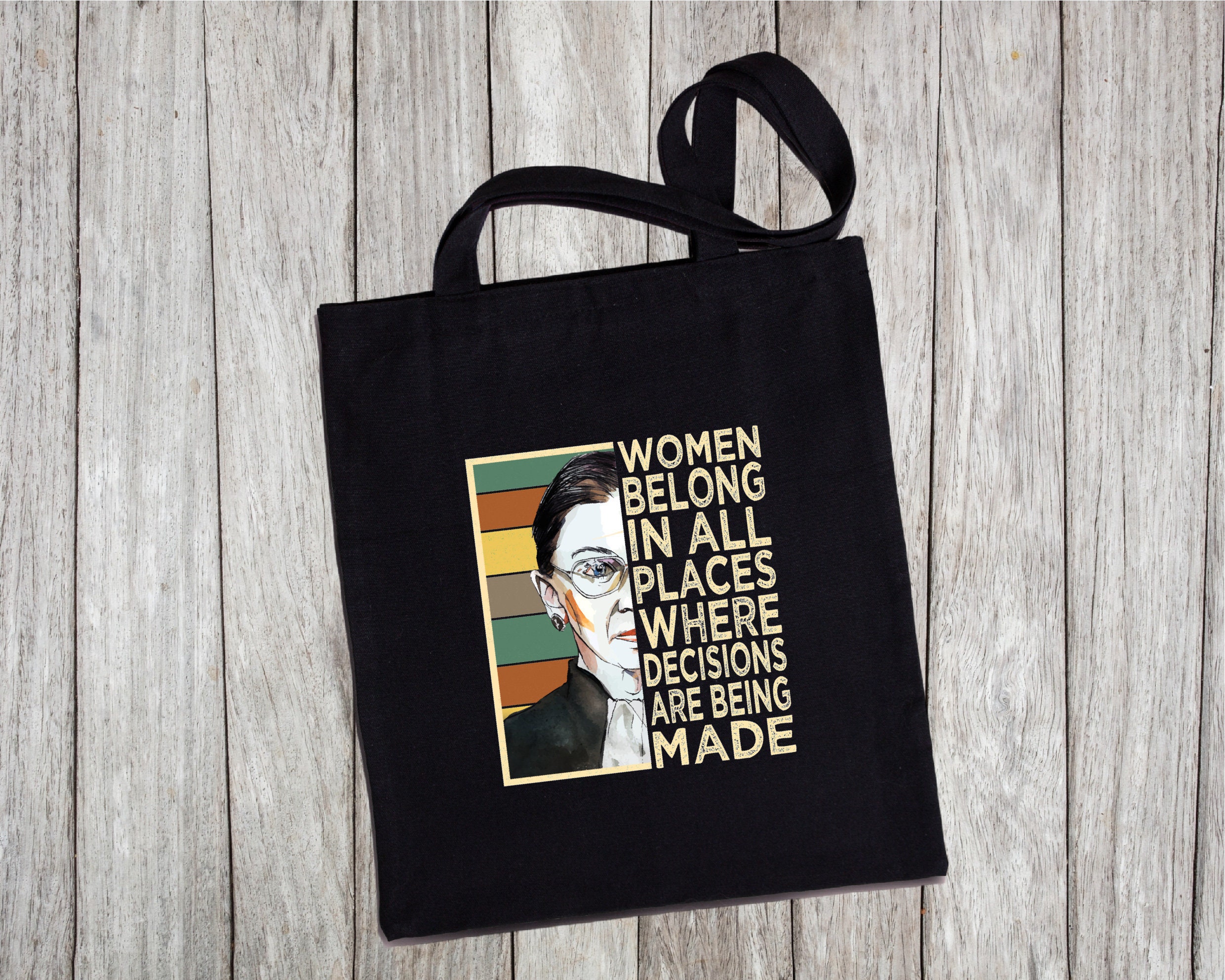RBG Tote Bag Ruth Bader Ginsburg Tote Bag We ve Been Trained For This I Dissent RBG Supreme Court Vote Tote Bag Women s Rights Tote Bag Etsy