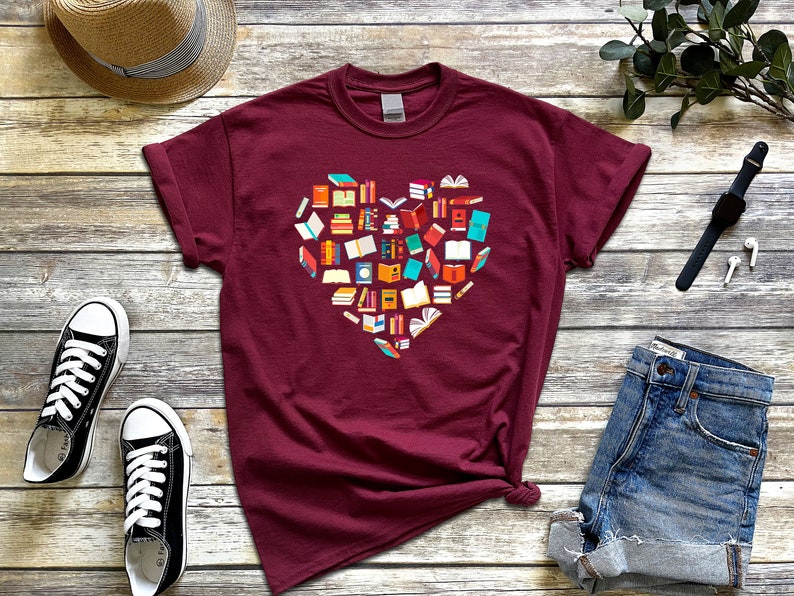 Book Lover Shirt, Book Lover T-shirt, Gift For Librarian, Library Shirt, Book Reader Shirt, Reading Tee, Book Nerd Shirt,Gift For Book Lover image 4