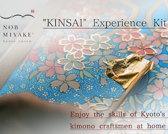 Japanese Craft 'Kinsai' Experience Kit Gold Leaf Embossing Kit