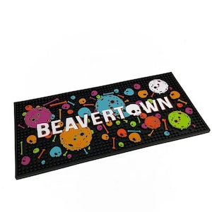 Beavertown bar runner, rubber bar mat, man cave gift