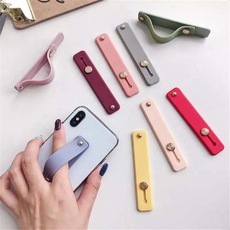 Phone Grip holder Finger Strap Bracket Phone Loop Finger Stand for Universal Phones