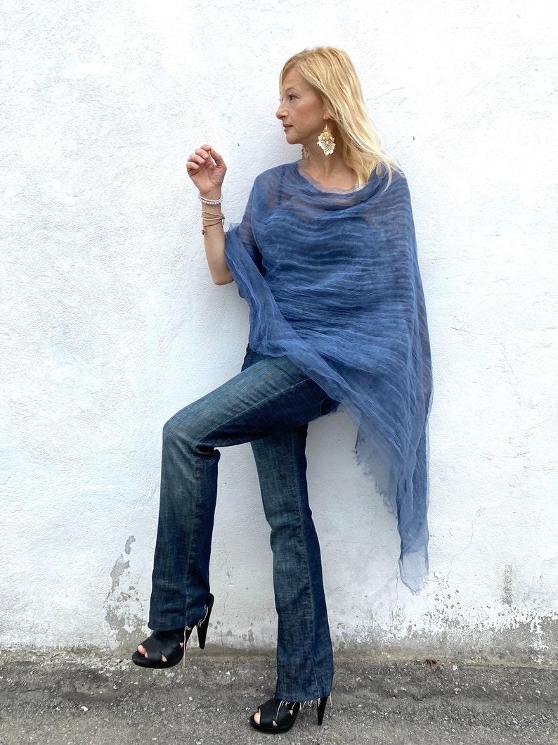 Sheer Wedding Cape. Oversized Bridal Cover Up. Silk Organza Bridesmaids