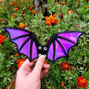 Purple Bat Skate Wings