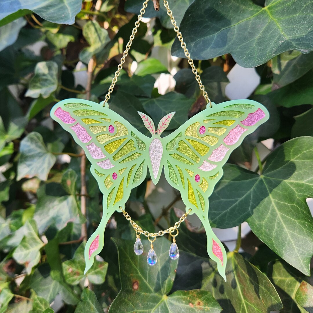 Acrylic Luna Moth Ornament - Etsy