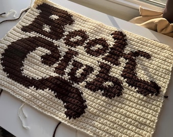 Book Club - Crochet Tapestry Pattern - Wall Hanging Decor - Perfect For Crafty Book Lovers and Readers- PATTERN ONLY!