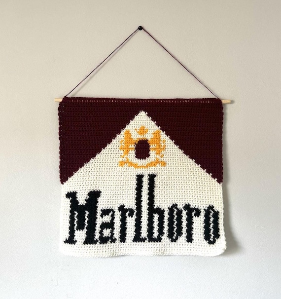 Crochet Tapestry Pattern - Marlboro - Crochet Wall Hanging Decor