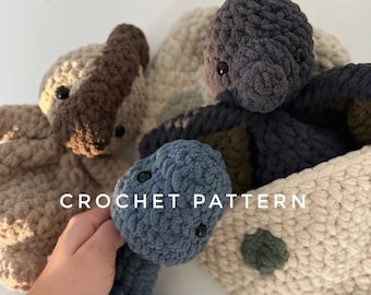 The Dino babies bundle pt 2 w/ hatching egg crochet pattern