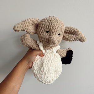 The House Elf snuggler, amigurumi pattern, Potter Pals crochet pattern