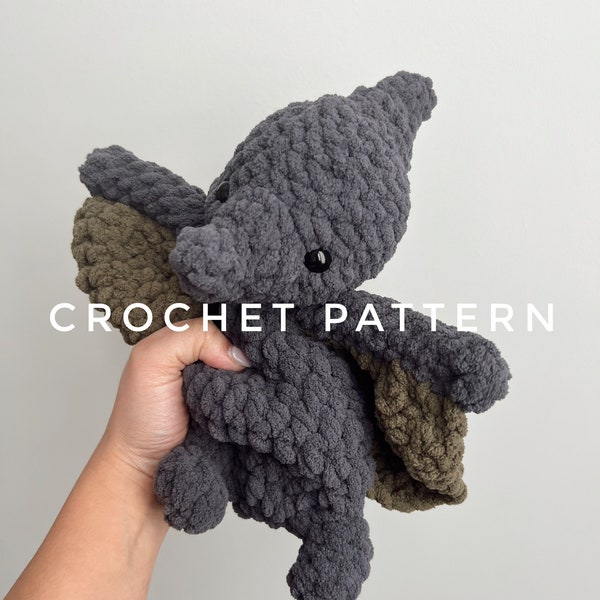 Ptavey The Pterodactyl Crochet Snugger Pattern