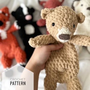 Beaux the Bear Crochet Pattern Little Woodsy Pals