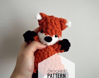 No Sew Crochet Fox Pattern – Bitsy Woodsy Friends (PDF Pattern)