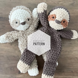 Sloan the sloth crochet pattern, amigurumi sloth pattern