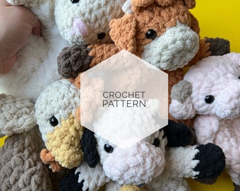 The Barn Babies snuggler crochet pattern