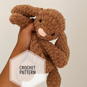 Remi the Rabbit Snuggler Crochet Pattern English PDF - Etsy