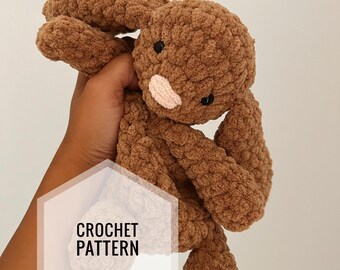 Remi the Rabbit Snuggler Crochet Pattern English PDF