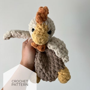 Rooney The Rooster Crochet Snuggler Pattern