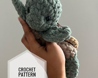 Stoney The Sea Turtle Snuggler Crochet Pattern English PDF
