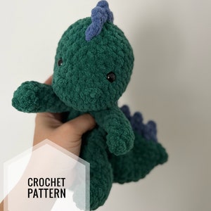Duffy The Dino Snuggler Crochet Pattern English PDF