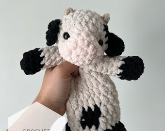 Colby The Cow Crochet Snuggler Pattern