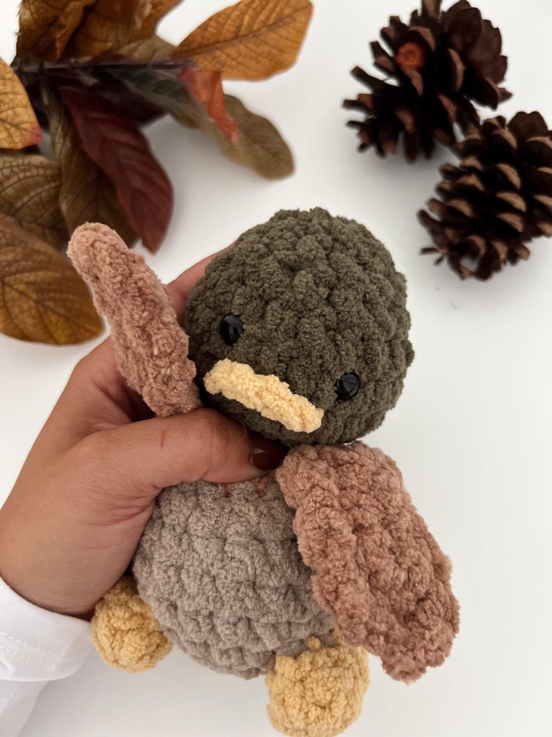 NO SEW Mini Bitsy Birdie Crochet Pattern Bitsy Buddy. Crochet Duck Etsy