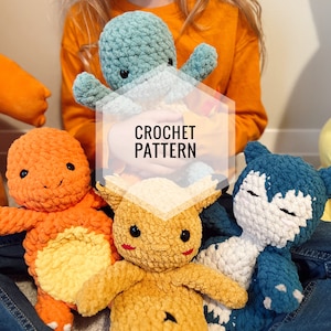 Le modèle de douillette au crochet Pocket Monster Bundle