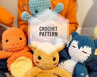 Le modèle de douillette au crochet Pocket Monster Bundle